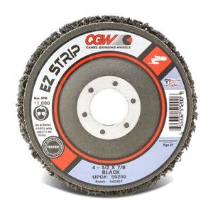 EZ Strip Wheel - 4-1/2  x 5/8 - 11 - Black