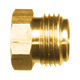 Brass SAE - 45-Degree Inverted Flare Sealing Plug - 3/16 Inch Tube