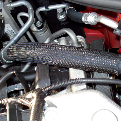 PA Braided Cable Sleeve Black 18X26MM