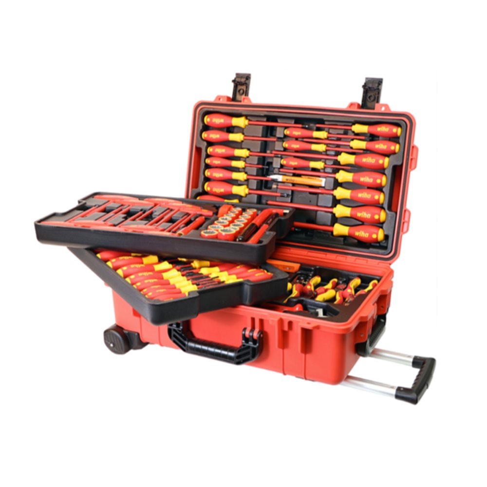 112 Piece Master Insulated Tools Set In Rolling Hard Case