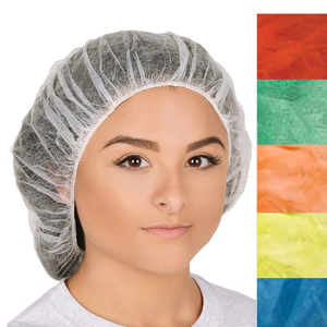 NSI ActivGARD® 21" Bouffant Head Covers - 100 Head Covers/Pack - Blue