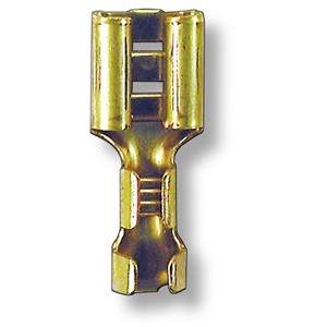 Female Spade Connector Non-Insulated Gauge 14