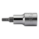 ZEBRA 1/2 Inch Hexagon Socket Bit Short - 3/8 Inch