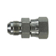 JIC TO FEMALE FLAT FACE SWIVEL- 1/4 MJIC X 1/4