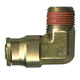 Brass Push-To-Connect - DOT Air Brake - Nylon Tubing - 90-Degree Elbow - 1/4 In Tube x 1/4 In Male Pipe Thread (MPT)
