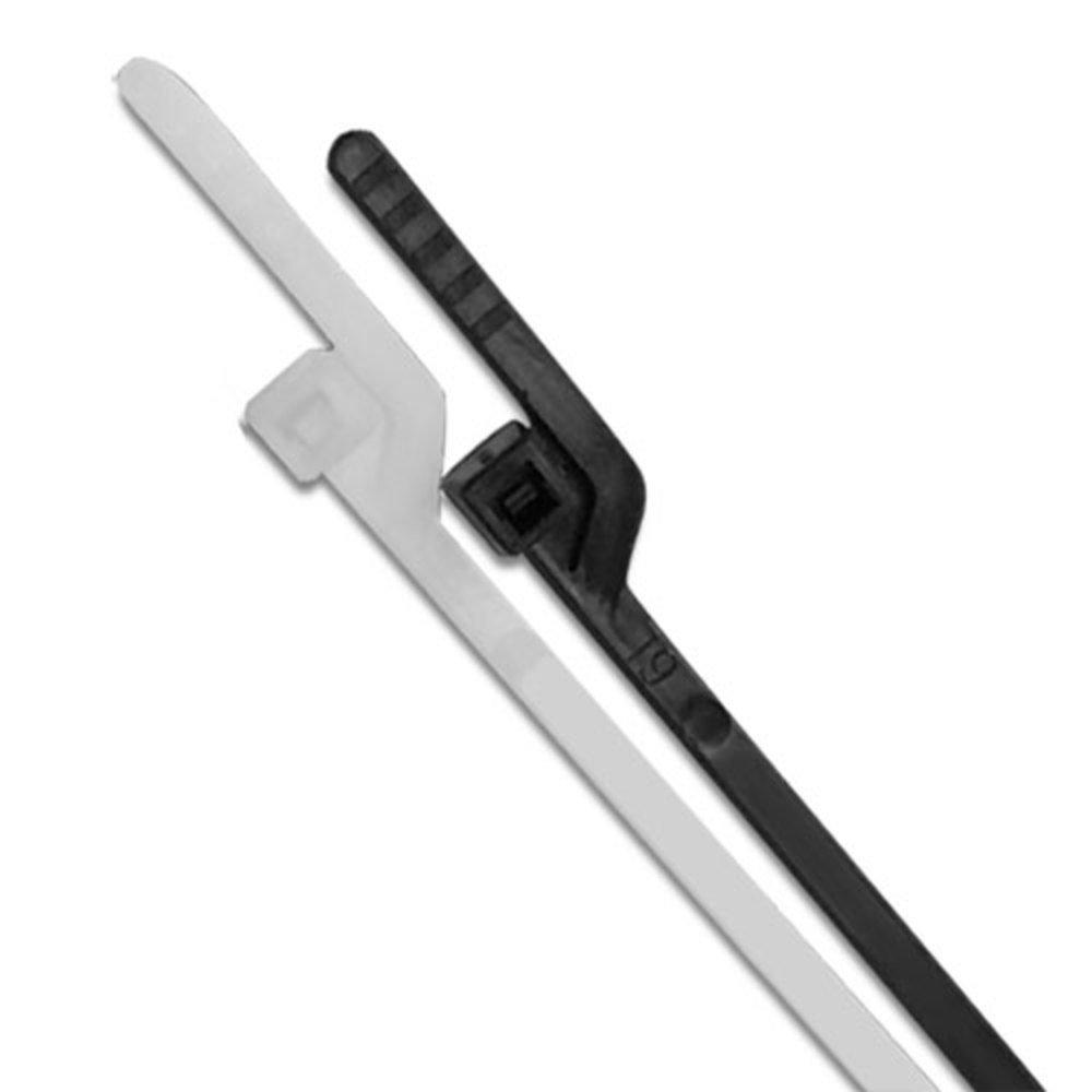 5.375" 30LB Black Breakaway Cable Tie Tie Straps Electrical Wurth USA