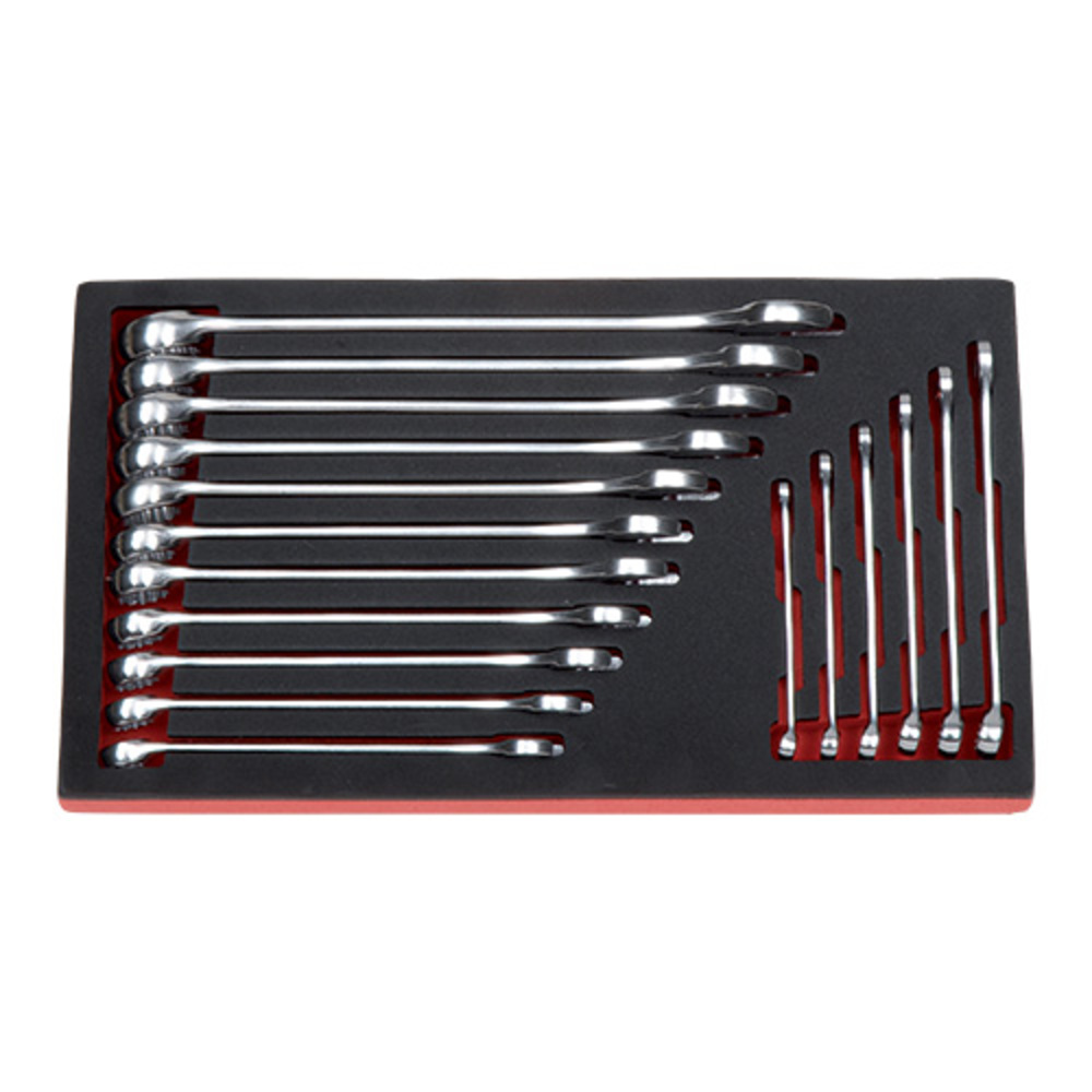 ZEBRA Combination Wrench Assortment (17 Pieces, Includes Foam