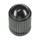 TIRE VALVE CAP BLACK PLASTIC