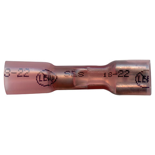 Supreme Solder/Seal Female Insulated Slip-On Connector - Red - 22-18 AWG