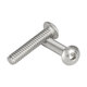1/2-13 X 1 Button Socket Cap Screw - Standard  - 316 Stainless Steel
