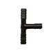 Vacuum Connector T Plastic 5/16