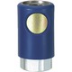 Blue Push Button 1/4 Female Air Coupler