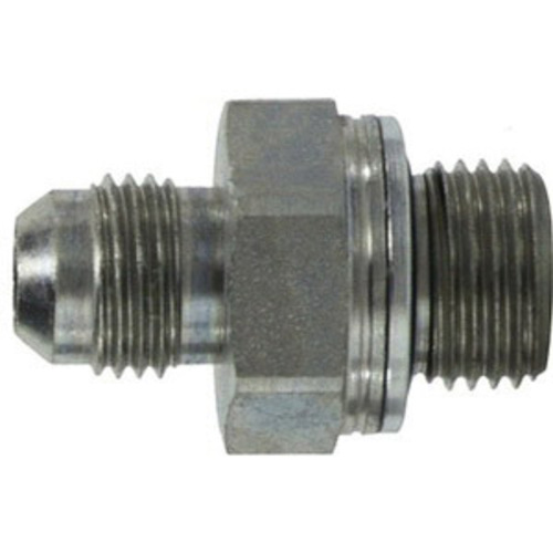 JIC TO METRIC MALE CONNECT- TH1: 5/8 JIC TH2: 18X1.5