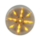 Amber Clearance Marker Clr Rnd 13 LEDS 2 1/2"X 1"
