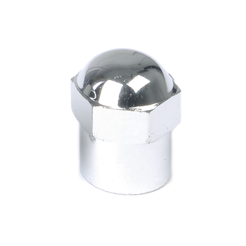 Tire Valve Cap Chrome Hex Head