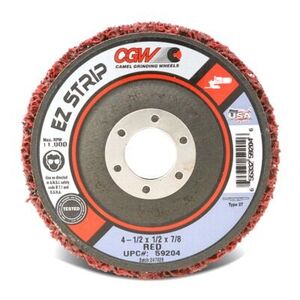 EZ Strip Wheel - 4-1/2 x 5/8 -11 -  Red