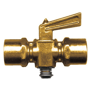 Brass Drain Cocks - Spring Bottom Shut Off Cock - 1/4 Inch Pipe Female --Female