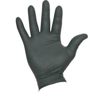 Ammex® GlovePlus Nitrile Gloves - Industrial Grade - Black - (100 / Box) - Extra Large