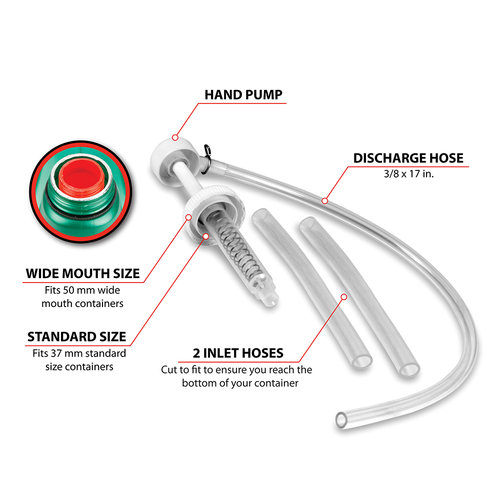 Gallon Fluid Pump - Standard & Wide Mouth