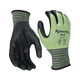 NSI KutShieldz® CR3 Touchscreen Foam Nitrile Palm Coated 18-Gauge Level3 Cut Resistant Gloves - Green  - Small