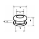 Double Flange GroMMet 12X20X24