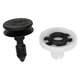 Chevy Black Nylon Pin with Nylon Grommet