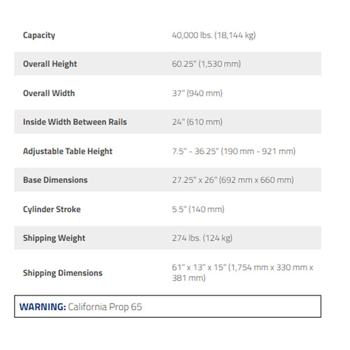 RP-20HD / 20 Ton Shop Press / HD Commercial Grade