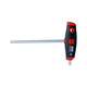 ZEBRA T-Handle Hexagon Head Screwdriver with Side Hexagon Tip - 10mmHexagon Tip X 200mm Blade X 117mm Handle