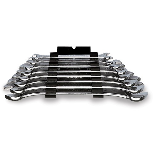 ZEBRA Double Open End Wrench Assortment - 12 Pieces WithPlastic Holder