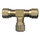 Brass DOT Air Brake - Fittings For SAE J844D - Nylon Tubing Tee-Tube Three Ends 3/8 Inch Tube