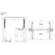 10AP Lift, 10000lb Capacity 2 Post Clear Floor Adustable Width