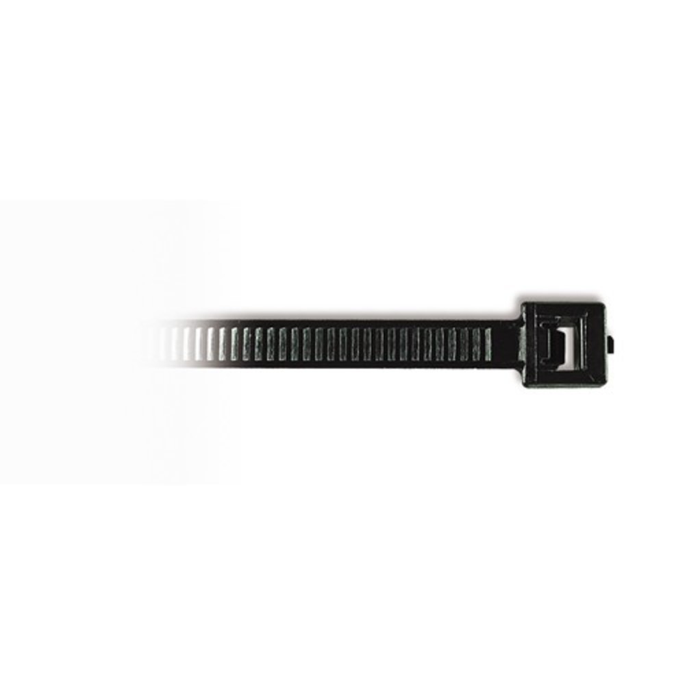 Cable Tie Strap Uv Black Plastic 4.8X275 (11 Inch ) | Wurth USA