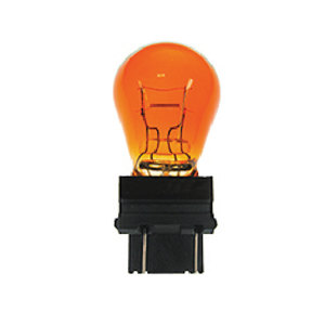 12.8/14 Volts - 26/8 Watts Amber S8 Dual FrictionWedge Contact 2/.5 9Amps #3157A Bulb