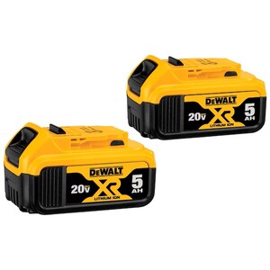 DEWALT® 20V MAX* XR® 5Ah Battery 2 Pack (DCB205-2)