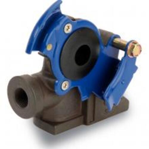 PLATED ALUM 37 ANGLE SERV GLADHAND 1/2