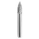 Tree Shaped Pointed Carbide Bur 1/4