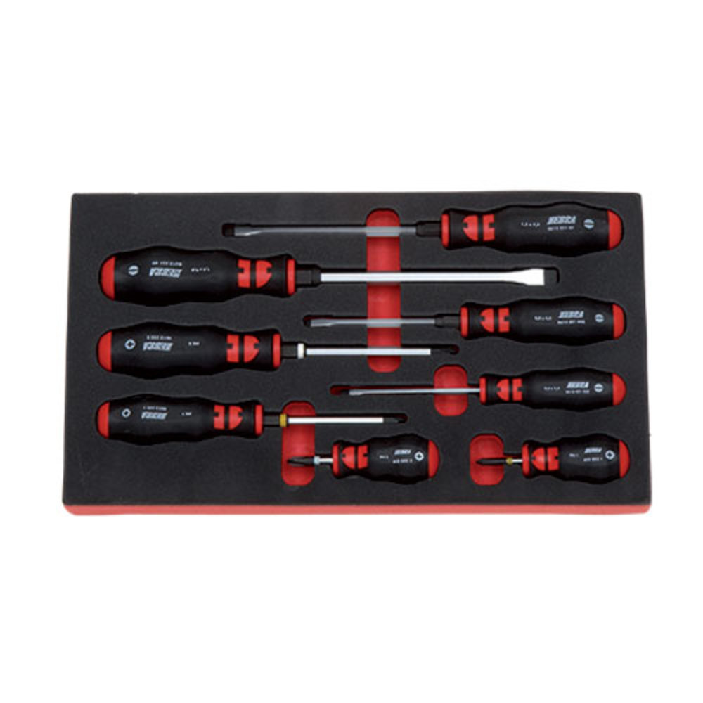 ZEBRA Multi Screwdriver Assortment (8 Pieces - 4 Slotted and 4
