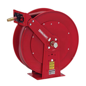 Reelcraft® 3/4" x 75' Spring Driven Hose Reel for Air/Water With Hose250 psi