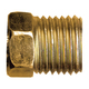 Brass SAE 45-Degree Inverted Flare Brass Nut - 3/8 Inch Tube x 5/8 Inch Thread