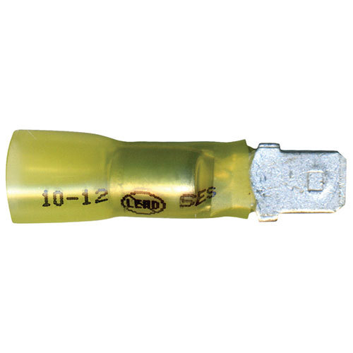 Supreme Solder/Seal Male Slip-On Connector - Yellow - 12-10 AWG