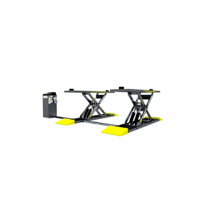 MDS-6EXT / 6,000lb Capacity Mid Rise Scissor Lift / Open Center /Extended Platform