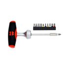 ZEBRA T-Handle Ratchet Screwdriver Set (Includes 11 Bits - 1 Square, 1 Flat, 2 Hexagon, 2 Phillips, 5 Torx)