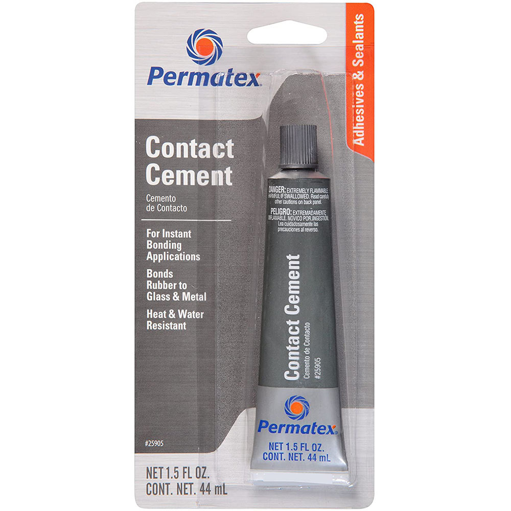 Permatex Contact Cement, 1.5oz Rubber / Molding Glues Adhesive