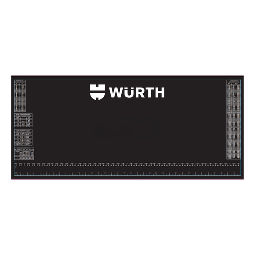 Neoprene Protective Work Mat - Black - 16 Inches x 35.75 Inches