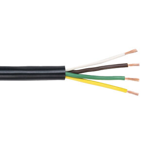 WIRE, TC 14/4 100' W,BRN,Y,GRN