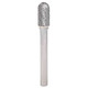 Ball Nosed Cylinder Carbide Bur 1/4