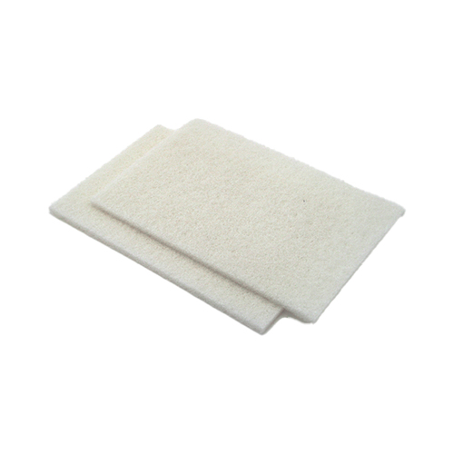 Hand Pad - 6 Inch x 9 Inch - White Ultra Fine (Non-Abrasive)