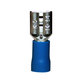 Female Spade Terminal 6.3MM Blue Gauge 16-14
