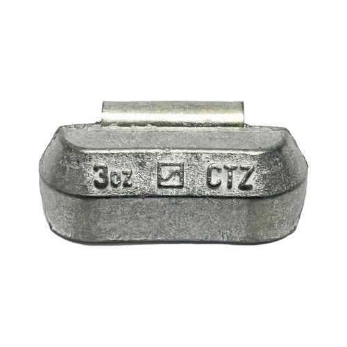 3.00 oz CTZ Style Zinc Clip-on Weight