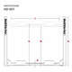 HD-9ST / 9,000lb Capacity 4 Post Lift / Narrow Width